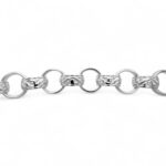 925 Sterling Silver Belcher Chain Fully Patterned Links - 17 mm - Image 4