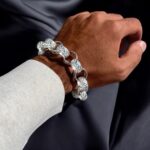 925 Sterling Silver All Patterned Belcher Bracelet - 17 mm - Image 2
