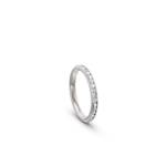 9k White Gold Channel Set Diamond Eternity Ring 0.20 ct - 2 mm - Image 4