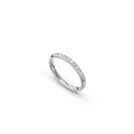 9k White Gold Channel Set Diamond Eternity Ring 0.20 ct - 2 mm - Image 2