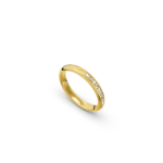 14k Yellow Gold Channel Set Diamond Eternity Ring 0.10 ct - 2.5 mm - Image 2