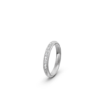 950 Platinum Pave Set Diamond Eternity Ring 0.10 ct - 2.5 mm - Image 3