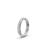 950 Platinum Pave Set Diamond Eternity Ring 0.20 ct - 3 mm