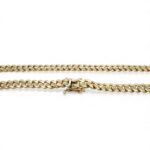 Miami cuban chain 6 mm wide solid UK Hallmaked 24 inches, 22 inches 20 inches.