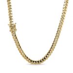 Miami cuban chain 6 mm wide solid UK Hallmaked 24 inches, 22 inches 20 inches.