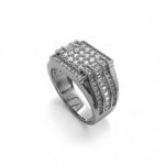 925 Sterling Silver Iced Out Ring - SR00232 - Image 6