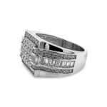 925 Sterling Silver Iced Out Ring - SR00232 - Image 3