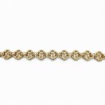 9k Yellow Gold Solid Four Way Heart Belcher Bracelet – 8 mm - Image 5