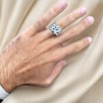 925 Sterling Silver Solid Nugget Ring - SR00235 - Image 2