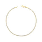 9k Gold Cubic Zirconia Tennis Bracelet