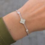 Silver 1-Clover Cubic Zirconia - Image 2
