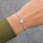 Silver 1-Clover Cubic Zirconia - Image 3