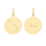 9k Yellow Gold Zodiac Pendant