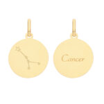 9k Yellow Gold Zodiac Pendant - Image 5