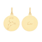 9k Yellow Gold Zodiac Pendant - Image 6