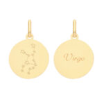 9k Yellow Gold Zodiac Pendant - Image 7