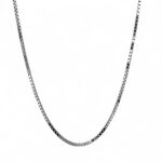 14k White Gold Box Chain - 1.30 mm