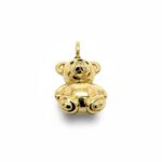 14k Yellow Gold Bear Pendant - Image 2