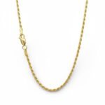9k Yellow Gold Rope Chain - 1.70 mm - Image 2