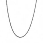18k White Gold Wheat Chain - 1.2 mm