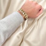 9k Yellow Gold Miami Cuban Bracelet Light Links - 18 mm - Image 5