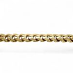 9k Yellow Gold Miami Cuban Bracelet Light Links - 12 mm - Image 4