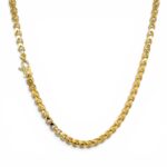9k Yellow Gold Solid Franco Chain - 3.5 mm - Image 2