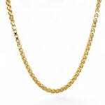 9k Yellow Gold Solid Franco Chain - 3.5 mm