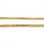 9k Yellow Gold Solid Franco Chain - 3.5 mm - Image 4