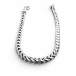 925 Sterling Silver Solid Square Franco Bracelet - 4 mm - Image 2