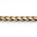 9k Yellow Gold Miami Cuban Bracelet Light Links - 16 mm - Image 8
