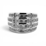950 Platinum Lab Grown Diamond Stone Set Ring