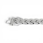 925 Sterling Silver Iced Out Cuban Bracelet - 13 mm - Image 7
