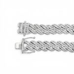 925 Sterling Silver Iced Out Cuban Bracelet - 13 mm - Image 6