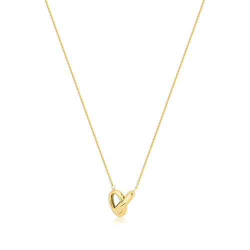 9k Yellow Gold Double Oval Necklace - 1.40 mm - Image 1