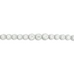 925 Sterling Silver Circle Tennis Bracelet - 9.5 mm - Image 4