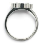 925 Sterling Silver Clover Malachite Ring - 14 mm - Image 3