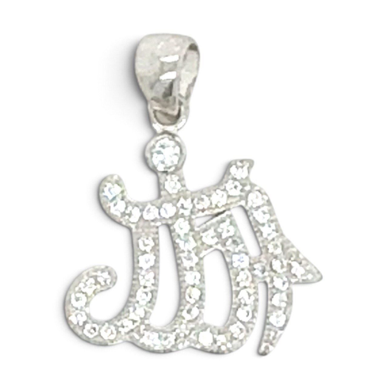 925 Sterling Silver Cz Pendant - Image 1