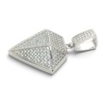 925 Sterling Silver Diamond Cz Pendant - Image 3