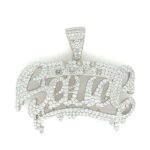 925 Sterling Silver Too Much Sauce Cz Pendant