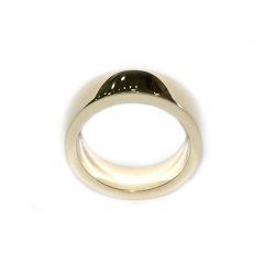 18k, Large & Heavy band made from customer sentimental gold, the results, 8 mm by 3 mm solid band.